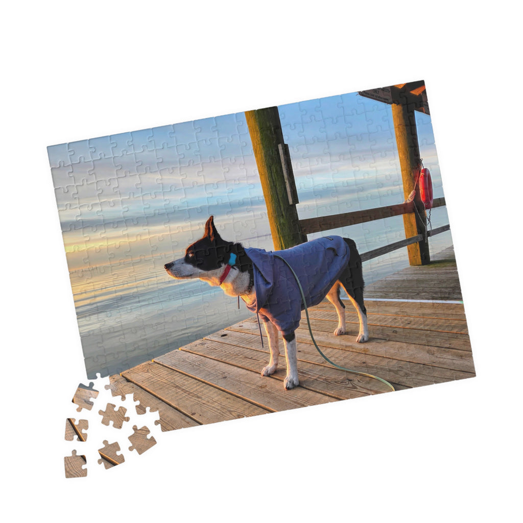 Hooded Max looks into the sunrise Puzzle