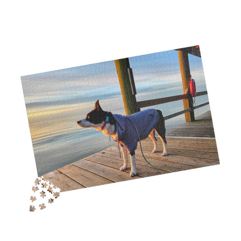 Hooded Max looks into the sunrise Puzzle