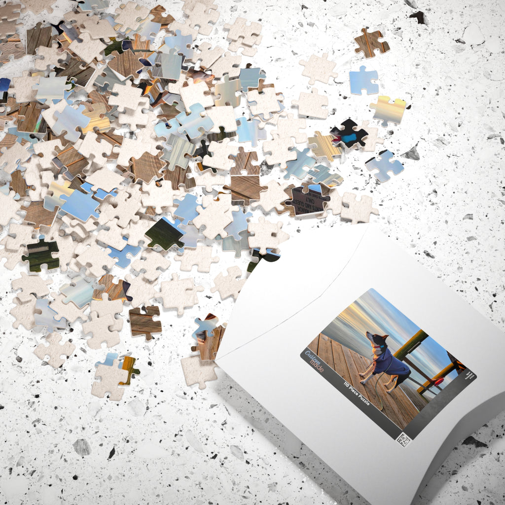 Hooded Max looks into the sunrise Puzzle