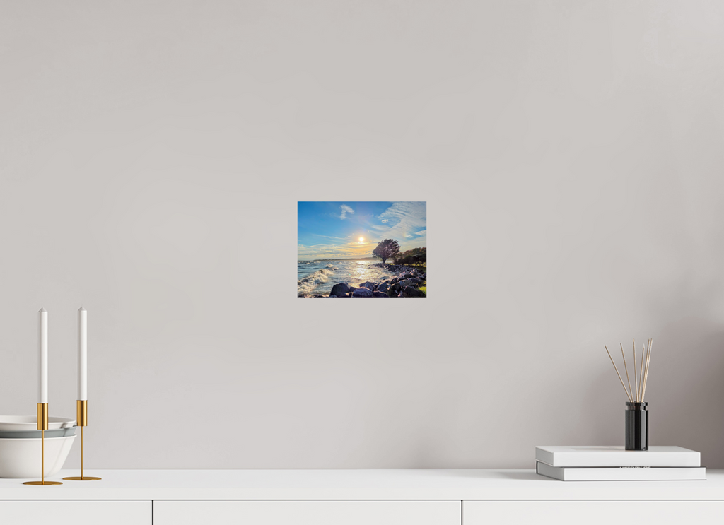 8 x 6″, Photo Print On Fuji Crystal DP II Windy Winter Sunset