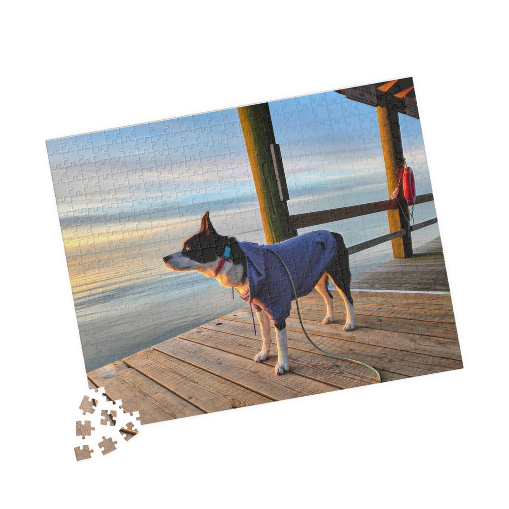 Hooded Max looks into the sunrise Puzzle