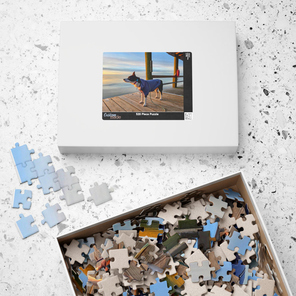 Hooded Max looks into the sunrise Puzzle